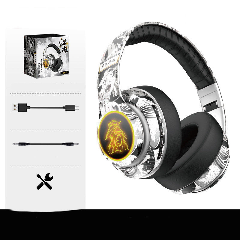 Headworn Bluetooth Earphones With Heavy Bass