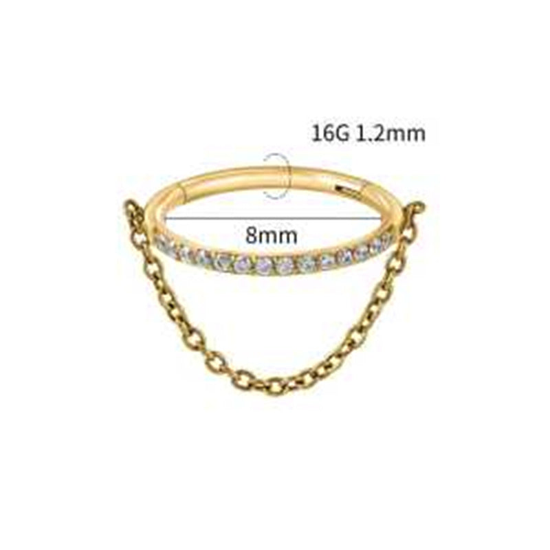 Multi-functional Nose Ring For Human Body Puncture