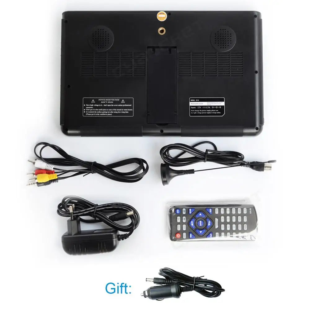 2025 LEADSTAR 10 inch HD Portable TV DVB-T2 ATSC ISDB-T tdt Digital and Analog mini small Car Television Support USB SD MP4