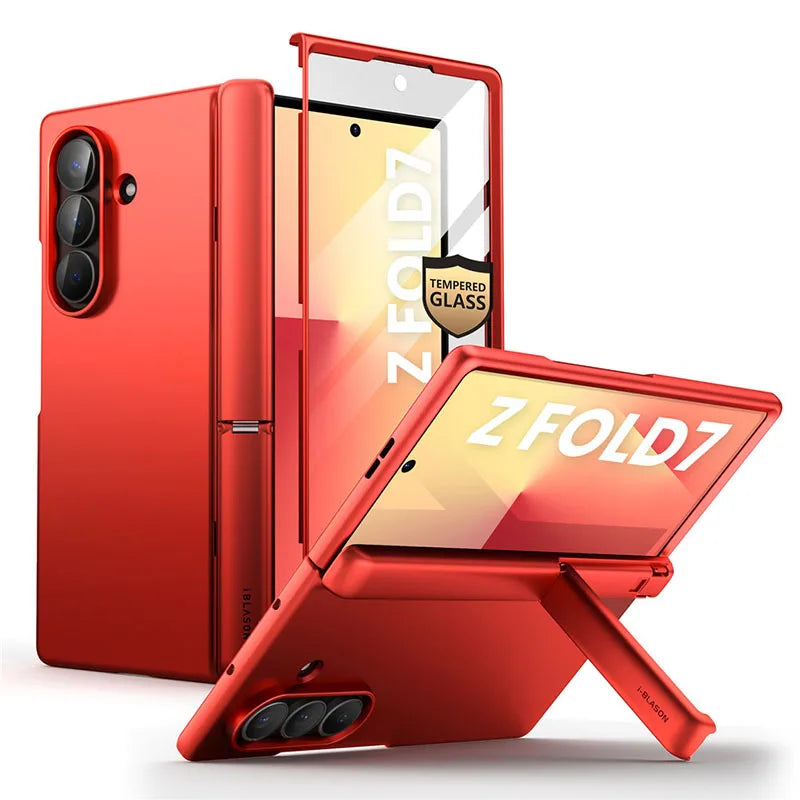 For Samsung Galaxy Z Fold 7 Case I-BLASON Cosmo Full Protective Hinge Protection Magnetic Case With MagSafe Stand & S Pen Holder