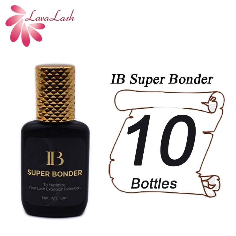 15ml IB SUPER BONDER Fixing Agent For Eyelash Extensions Primer Cure Adhesive Bonding Lashes Grafting Transparent Curing Liquid