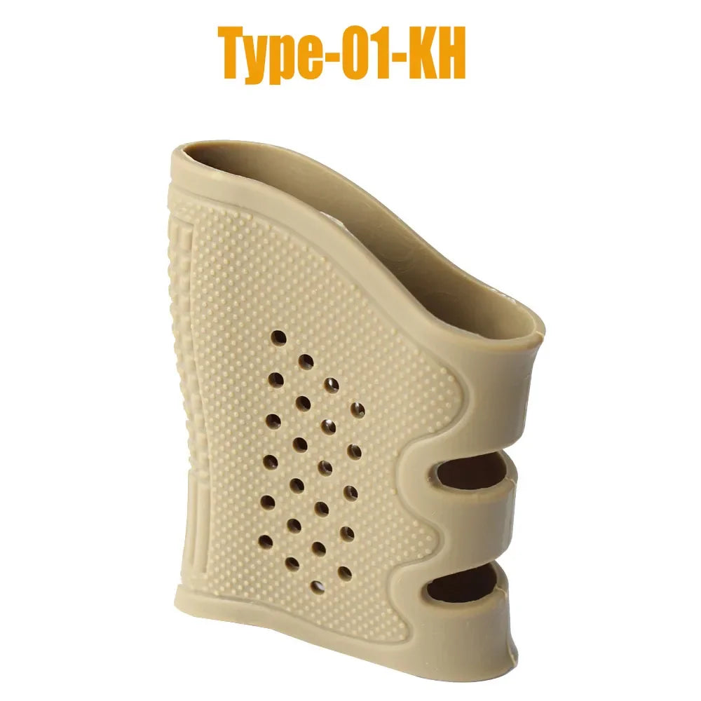 Glove Cover Sleeve Anti Slip For Most Of Glock 17 19 Handgun Hunting Accessories Tactical Pistol Rubber Grip Holster Magazine