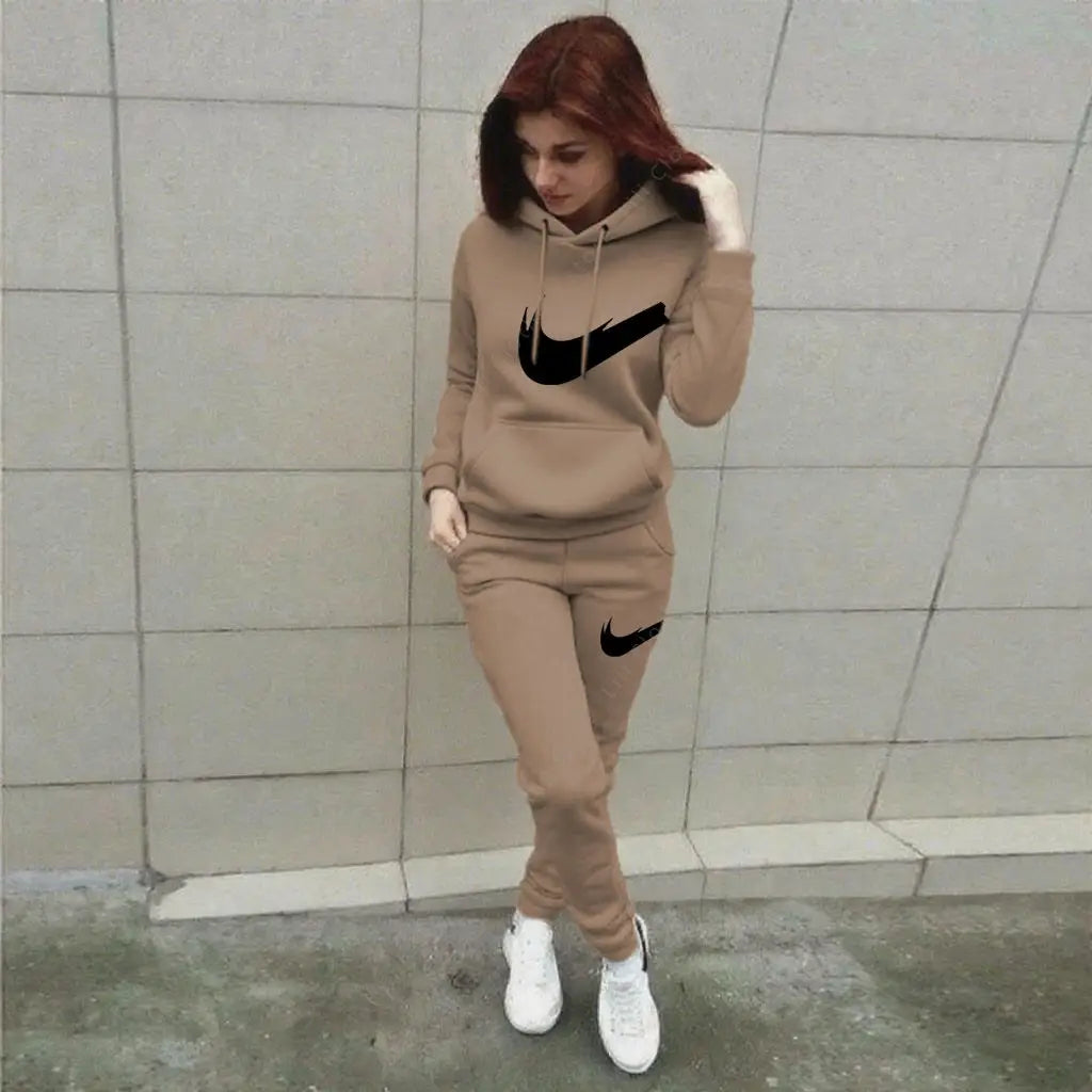 Hoodie Pants Sets Women's Suit 2pcs Sports Outfits 2025 Home Outdoor JoggingNew Designer Clothes women Autumn Winter Tracksuit