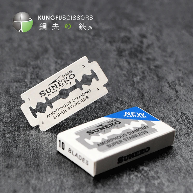 100 pieces SUNEKO Double blade shaving razor sharp safety blades for man woman