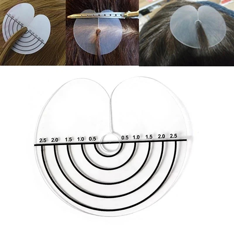 10pcs Fashion Easy Tools Heat Scalp Protector Shields For Hair Extension Useful Styling Tools Hair Heat Fusion Template Disk