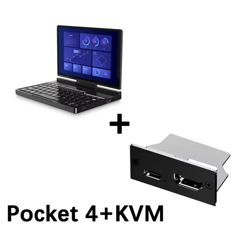New 2025 version In stock! Original GPD Pocket 4 8.8-inch AMD AI 9 HX 370 64GB RAM 2TB NVMe Mini Laptop Computer for business