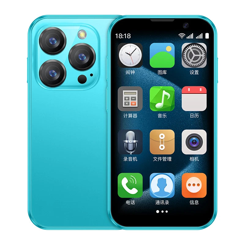 SOYES XS18 Pro Mini Smartphone 2GB RAM 16GB ROM Android8.1 3.0'' With Facial Recognition Dual SIM Standby 3G Network Small Phone