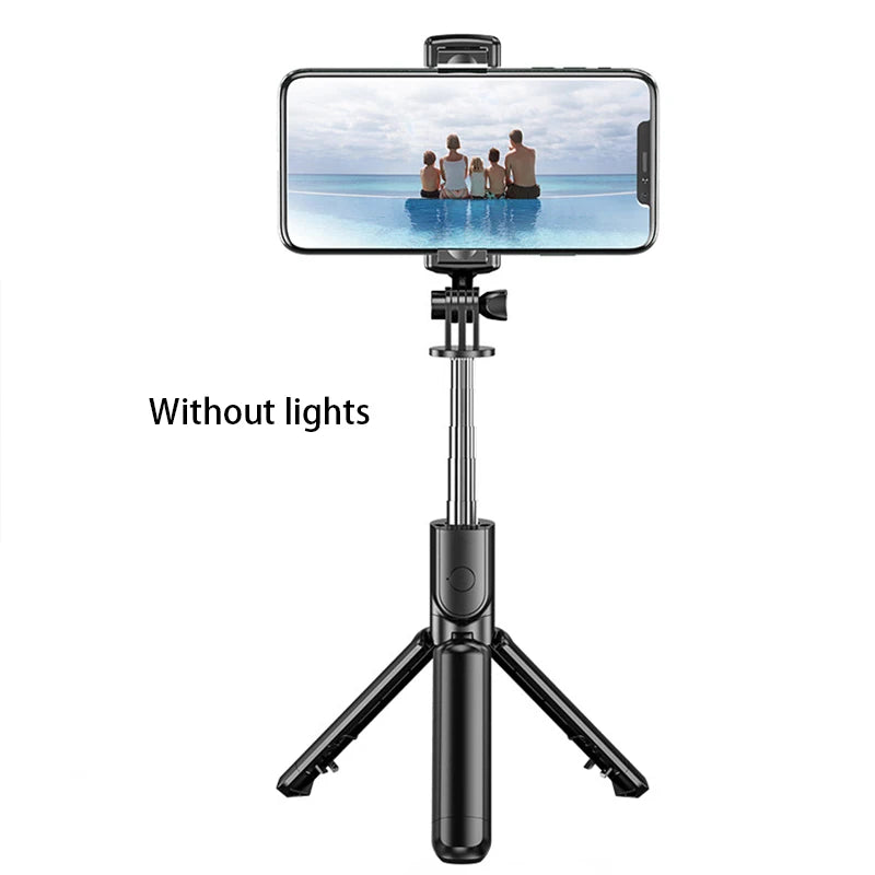 Extendable Selfie Stick Tripod Phone Tripod with,Group Selfies/Live Streaming/Video Recording Compatible with All Cellphones