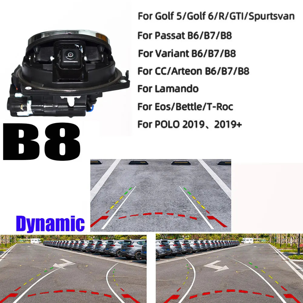Parking HD Reverse Flip Logo VW Badge Rear View Camera For Passat B6 B7 B8 CC GOLF 6 7 POLO Beetle Auto emblem Flipping CCD