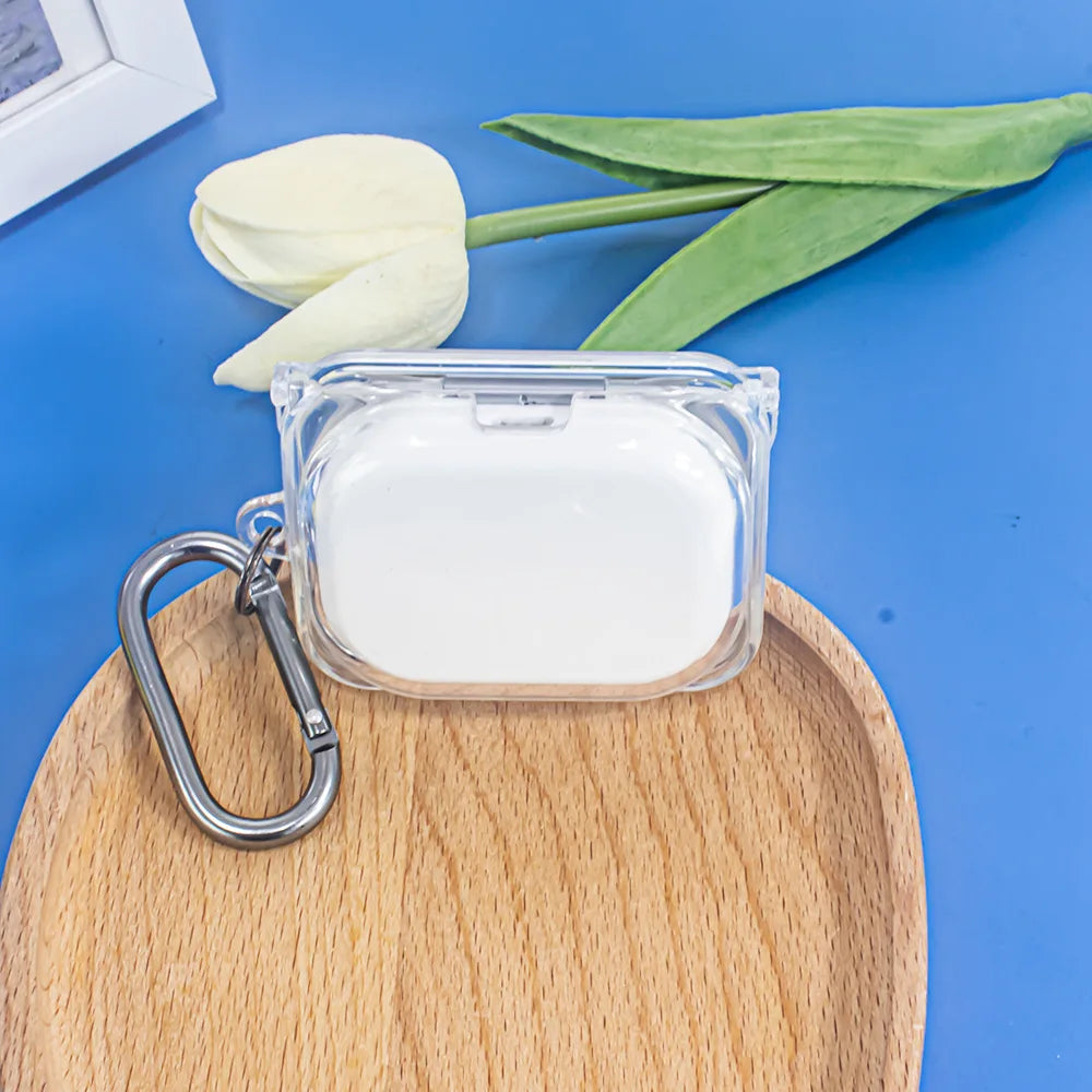 Transparent Earphone Case For Nothing Ear (A) Luxury Shockproof Cover For Nothing Ear a TPU Protective Shell with Keychain