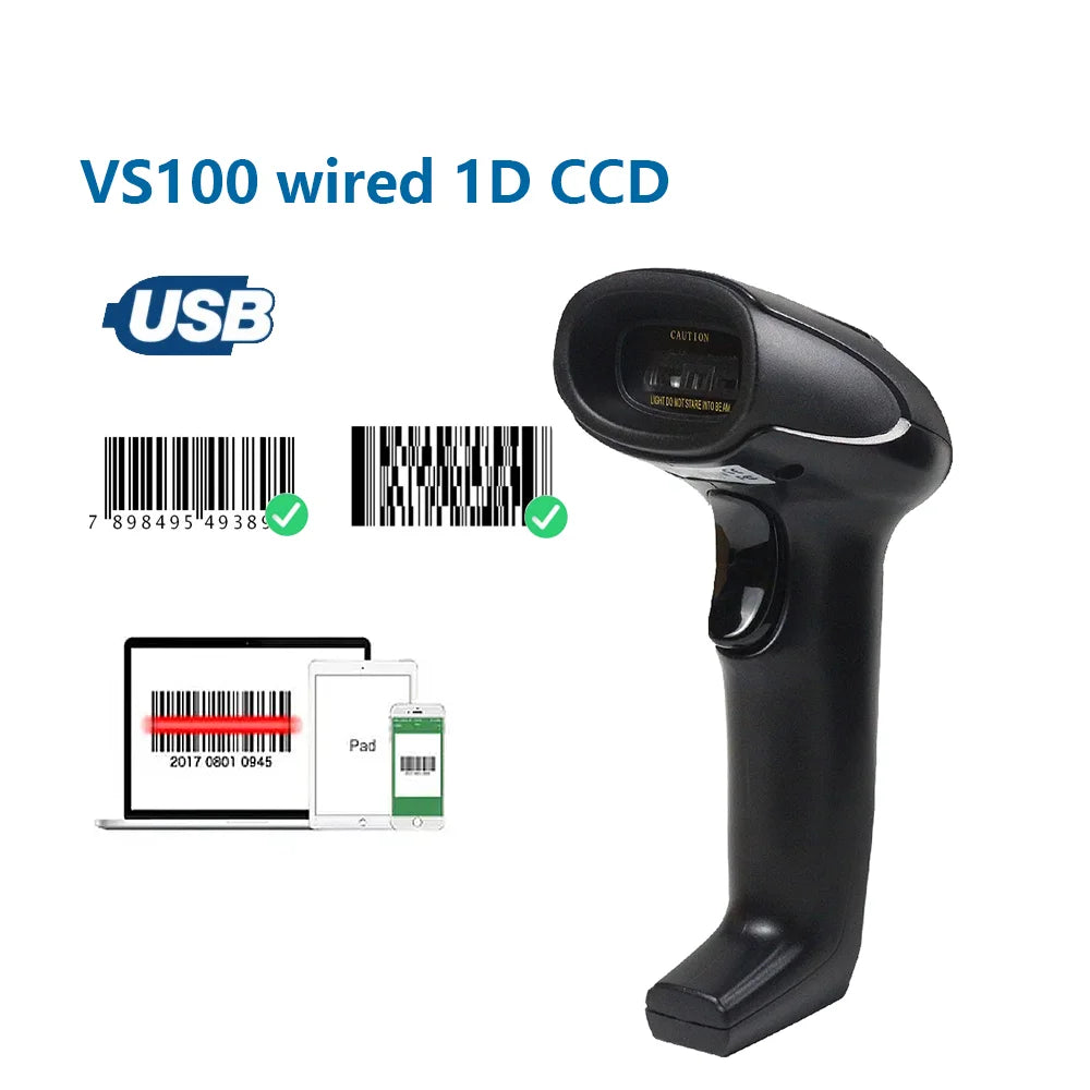 Barcode Scanner 1D/2D QR Bar Code Reader PDF417 for Mobile IOS Android IPAD