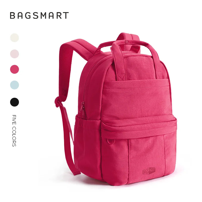 BAGSMART 14.3 in Laptop Backpack Large Capacity Business Briefcase Multi-Function Large Capacity Business Girls School Bag