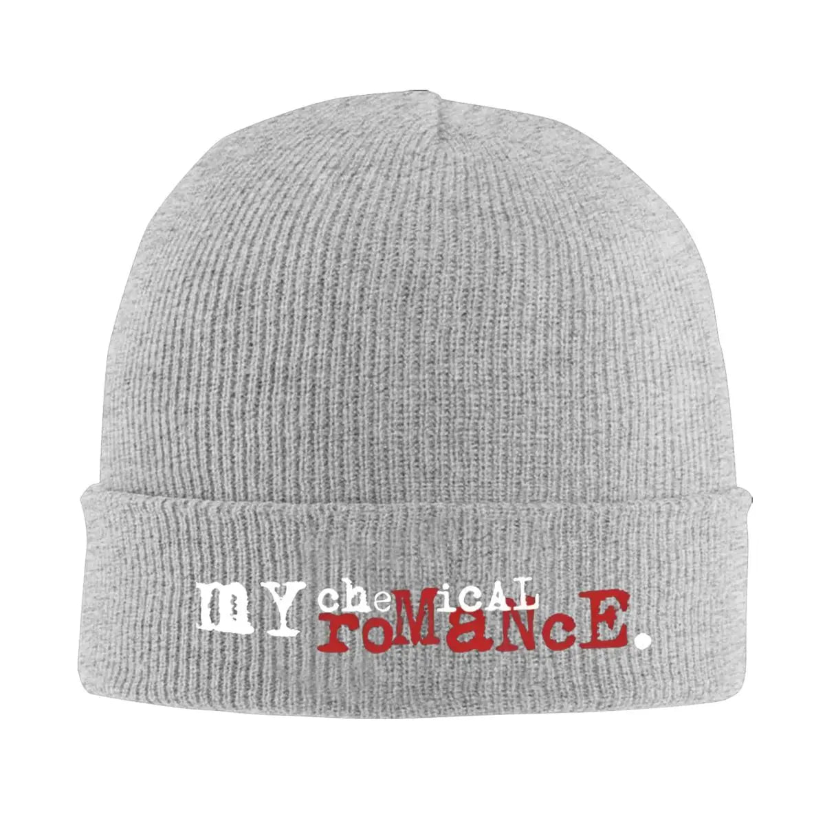 My Chemical Romance Beanie Hats Rock Band Street Caps Female Male Kpop Skullies Beanies Winter Pattern Warm Soft Beanie Hat