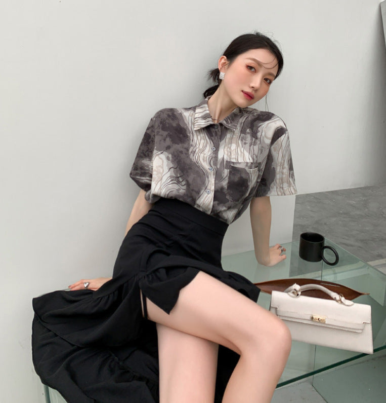 Design Shirt Women Summer New Retro