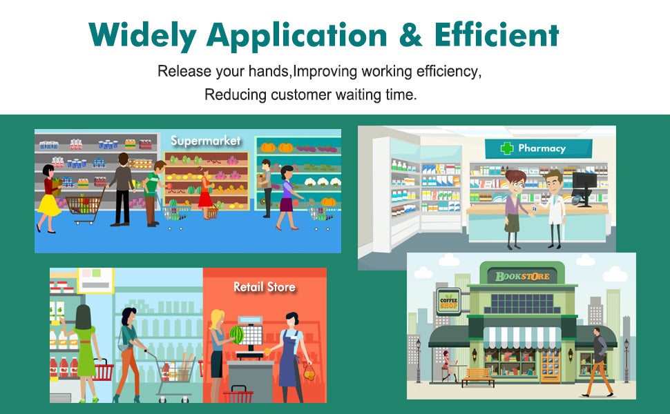 2D Omnidirectional Barcode Scanner QR Code Desktop Barcode Reader for Supermarket Auto Sense Data Matrix PDF417 barcod scanners