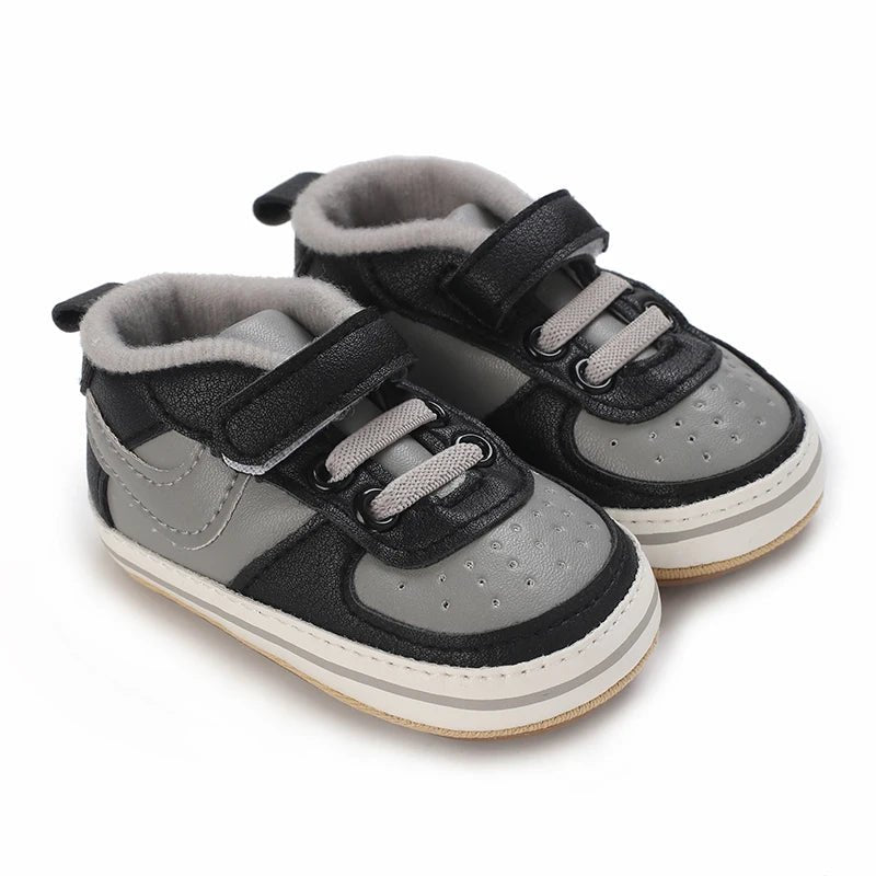 0 - 18M Fashion Classic Boys and Girls' Shoes Spring and Autumn Rubber Sole Anti slip Casual Sports Shoes First Walking Shoe - VigDeals