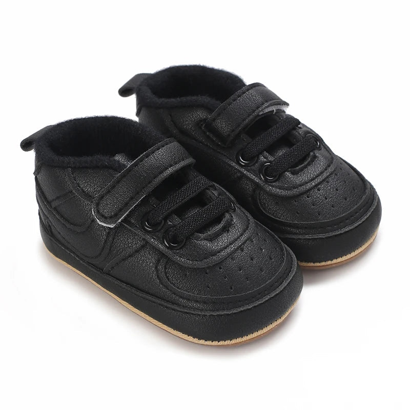 0 - 18M Fashion Classic Boys and Girls' Shoes Spring and Autumn Rubber Sole Anti slip Casual Sports Shoes First Walking Shoe - VigDeals