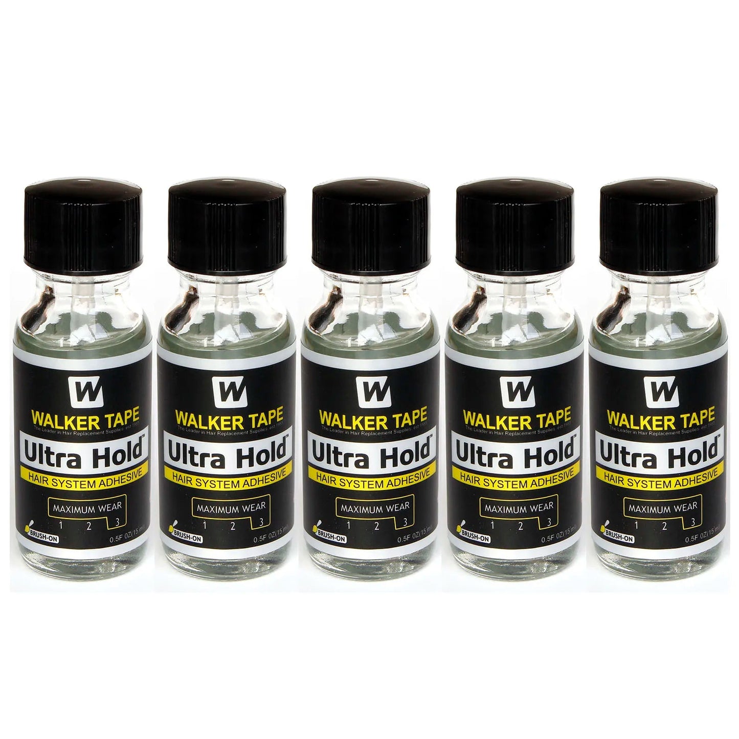 0.5FL OZ(15ml) Ultra Hold Brush - on Liquid Bond Hair System Adhesive Silicone Glue For Lace Wig/Toupee/Closure/Beard And Remover - VigDeals