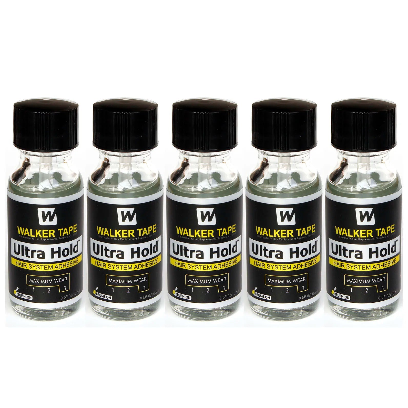 0.5FL OZ(15ml) Ultra Hold Brush - on Liquid Bond Hair System Adhesive Silicone Glue For Lace Wig/Toupee/Closure/Beard And Remover - VigDeals