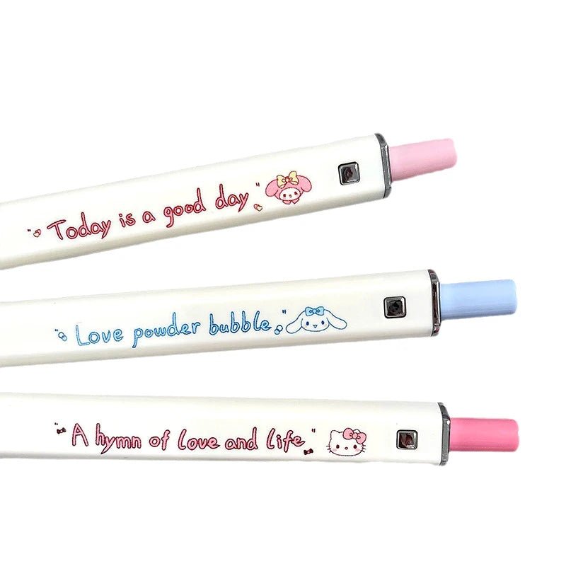 0.5mm Tip To Press The Neutral Pen Square Replaceable Refill Student School Supplies Stationery Homework Toys Girls Gift - VigDeals