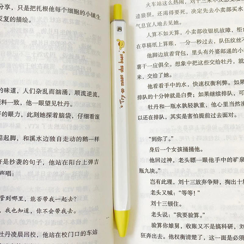 0.5mm Tip To Press The Neutral Pen Square Replaceable Refill Student School Supplies Stationery Homework Toys Girls Gift - VigDeals