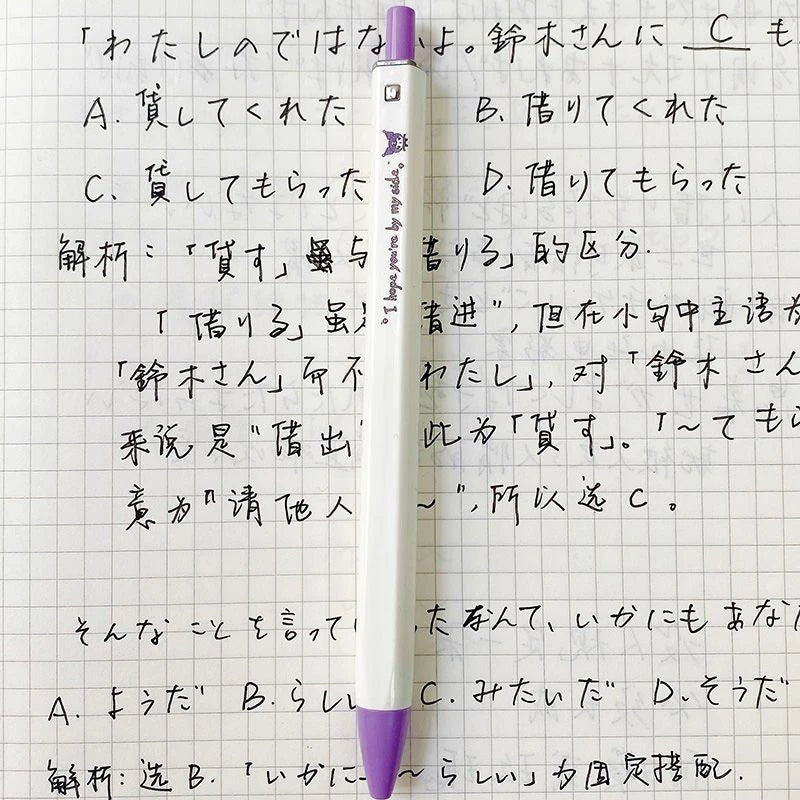 0.5mm Tip To Press The Neutral Pen Square Replaceable Refill Student School Supplies Stationery Homework Toys Girls Gift - VigDeals