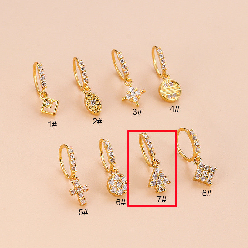 New Style Cross Nose Ring Fashion Piercing Jewelry