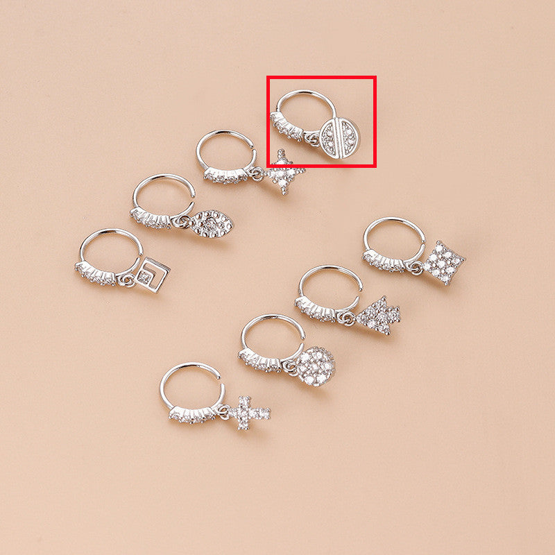 New Style Cross Nose Ring Fashion Piercing Jewelry