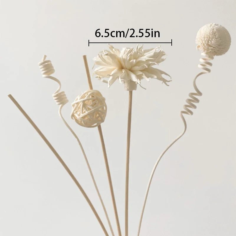 1 Set Diffuser Sticks Flower Aromatherapy Rattan No Fire Aroma Diffuser Sticks Home Living Room Aromatic Incense Supplies - VigDeals