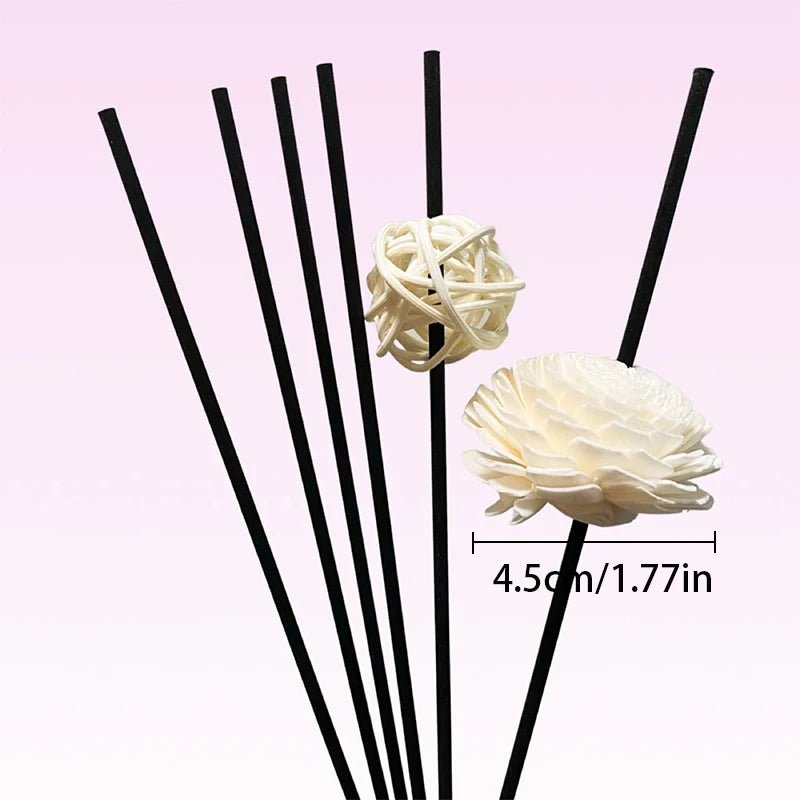 1 Set Diffuser Sticks Flower Aromatherapy Rattan No Fire Aroma Diffuser Sticks Home Living Room Aromatic Incense Supplies - VigDeals