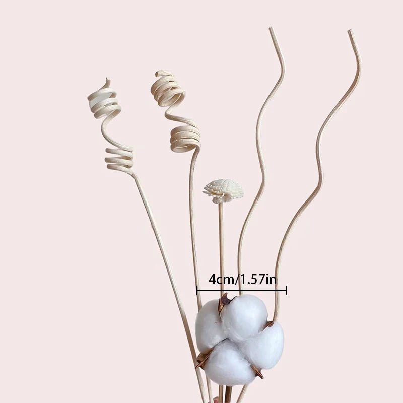 1 Set Diffuser Sticks Flower Aromatherapy Rattan No Fire Aroma Diffuser Sticks Home Living Room Aromatic Incense Supplies - VigDeals