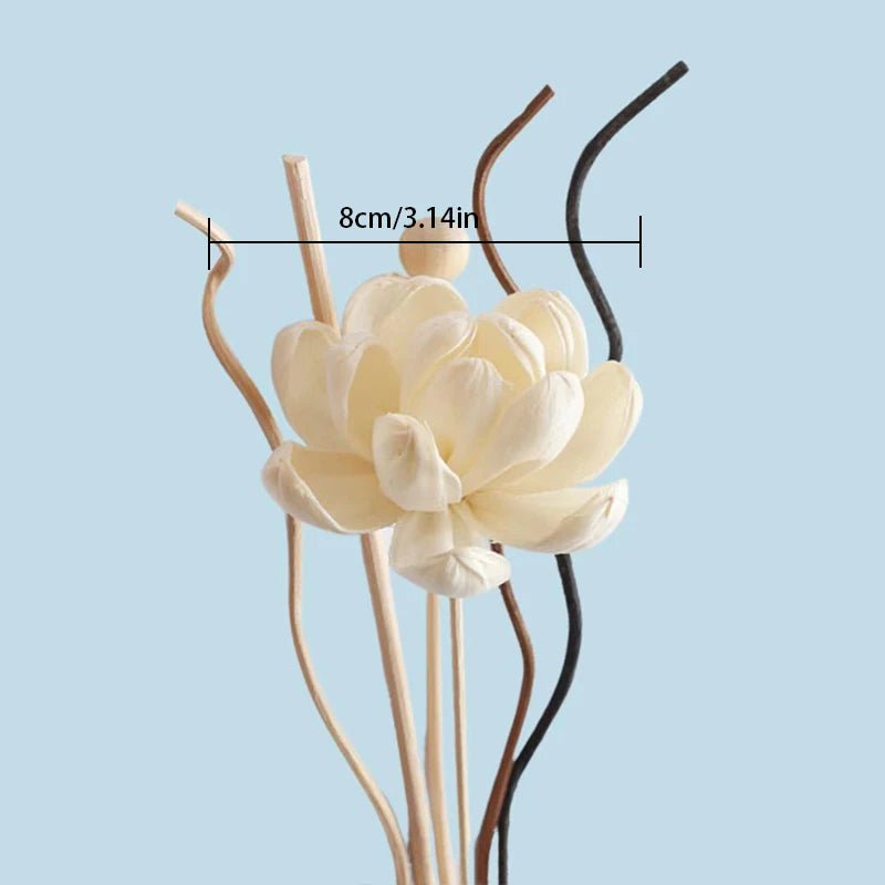 1 Set Diffuser Sticks Flower Aromatherapy Rattan No Fire Aroma Diffuser Sticks Home Living Room Aromatic Incense Supplies - VigDeals