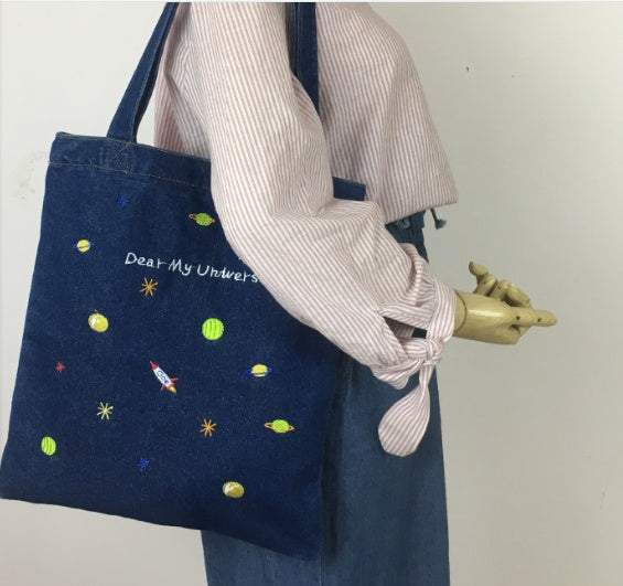 Shoulder bag shopping bag student bag Commuter Bag