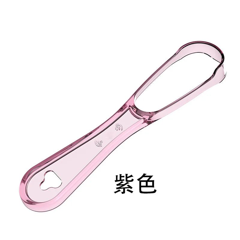 1/2 Pcs Reusable Stainless Steel Useful Tongue Scraper Cleaner Fresh Breath Cleaning Coated Tongue Oral Hygiene Care Tools - VigDeals