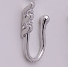 Women's Butterfly Water Drop Fake Perforated Nose Ring