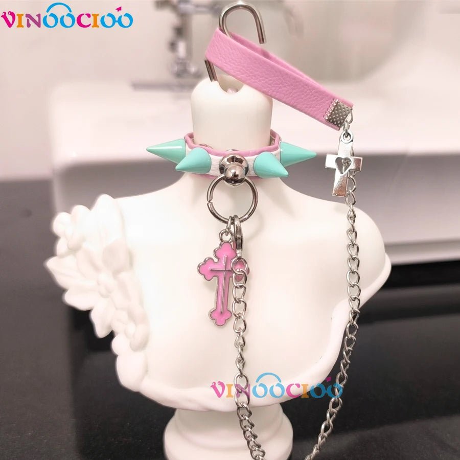 1/3 1/4 1/6 BJD Doll Choker Candy Color Doll Necklace Hand Collar Lead Rope for 30cm 45cm 60cm 75cm Uncle Doll Toy Accessories - VigDeals