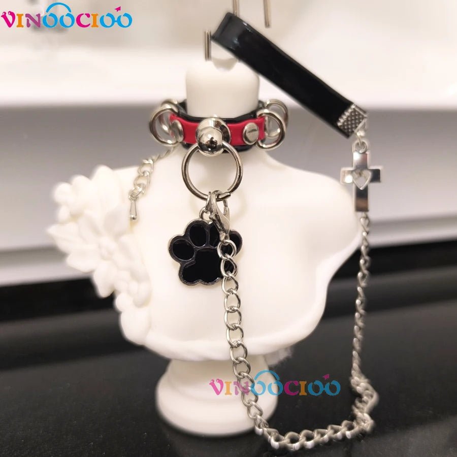 1/3 1/4 1/6 BJD Doll Choker Candy Color Doll Necklace Hand Collar Lead Rope for 30cm 45cm 60cm 75cm Uncle Doll Toy Accessories - VigDeals