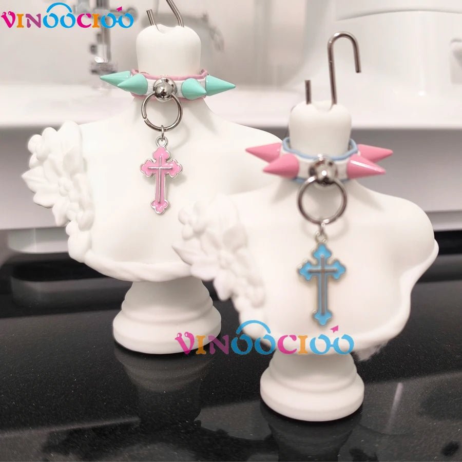 1/3 1/4 1/6 BJD Doll Choker Candy Color Doll Necklace Hand Collar Lead Rope for 30cm 45cm 60cm 75cm Uncle Doll Toy Accessories - VigDeals