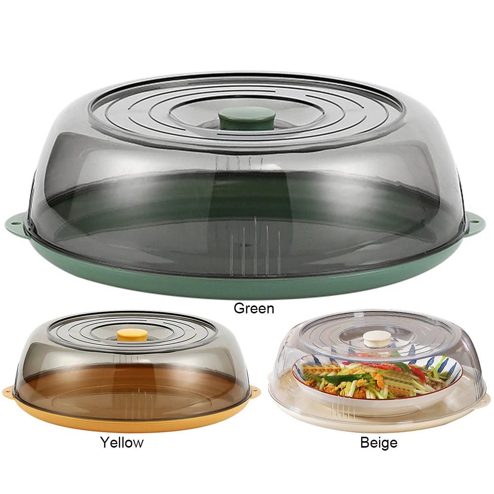 1/3 Pcs Stacked Storage Food Cover Clear Insulation Vegetable Cover Stackable with Transparent Lid Practical Kitchen Accessories - VigDeals