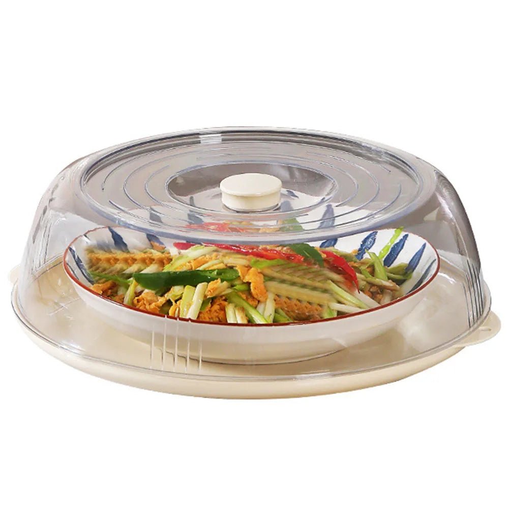 1/3 Pcs Stacked Storage Food Cover Clear Insulation Vegetable Cover Stackable with Transparent Lid Practical Kitchen Accessories - VigDeals