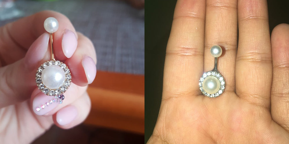 10 Styles Sexy Dangling Navel Belly Button Ring Oreja 14G Double Round Cubic Zirconia 316L Surgical Steel Belly Piercing Jewelry