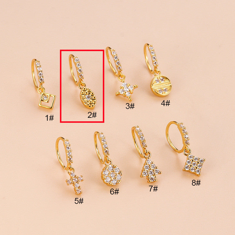 New Style Cross Nose Ring Fashion Piercing Jewelry