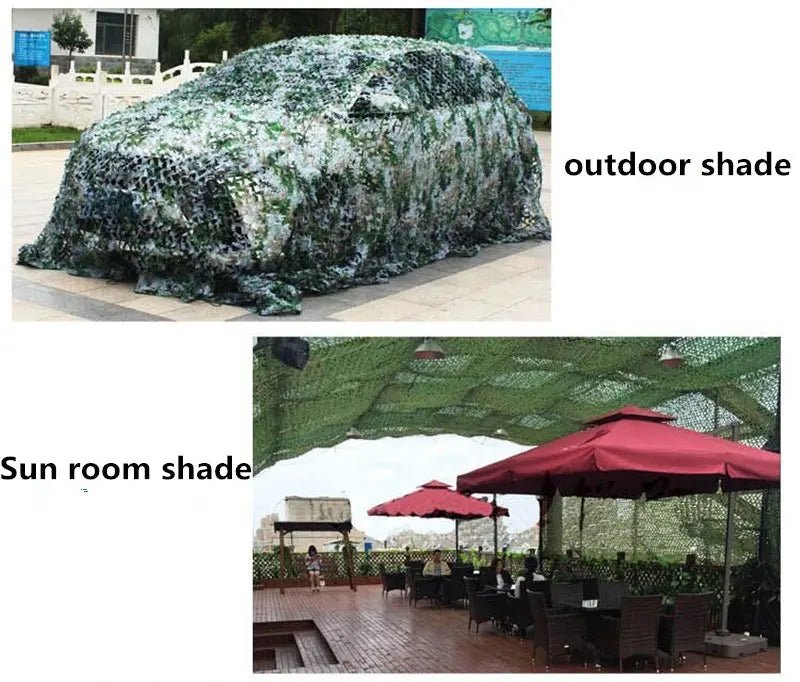 1.5x2m Outdoor Military Camouflage Net for Hunting Woodland Camo Netting Fabric Car Cover Awnings Camping Sun Shelter Tent Shade - VigDeals