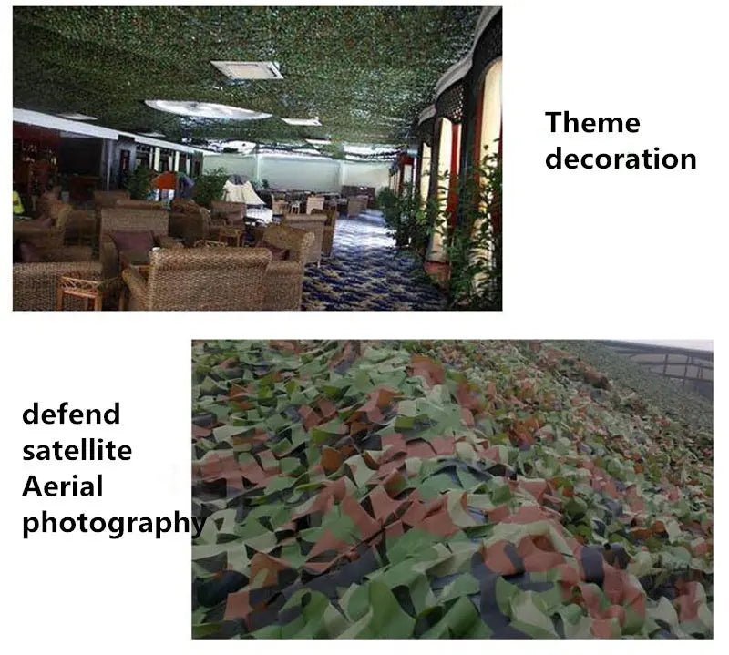 1.5x2m Outdoor Military Camouflage Net for Hunting Woodland Camo Netting Fabric Car Cover Awnings Camping Sun Shelter Tent Shade - VigDeals