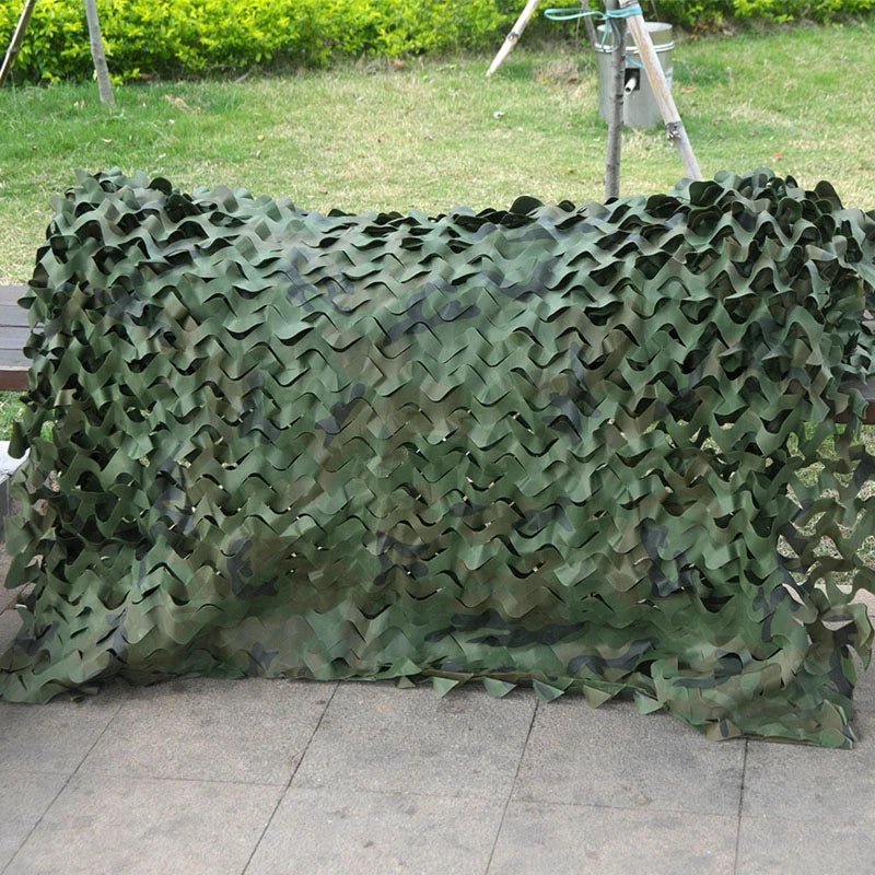 1.5x2m Outdoor Military Camouflage Net for Hunting Woodland Camo Netting Fabric Car Cover Awnings Camping Sun Shelter Tent Shade - VigDeals
