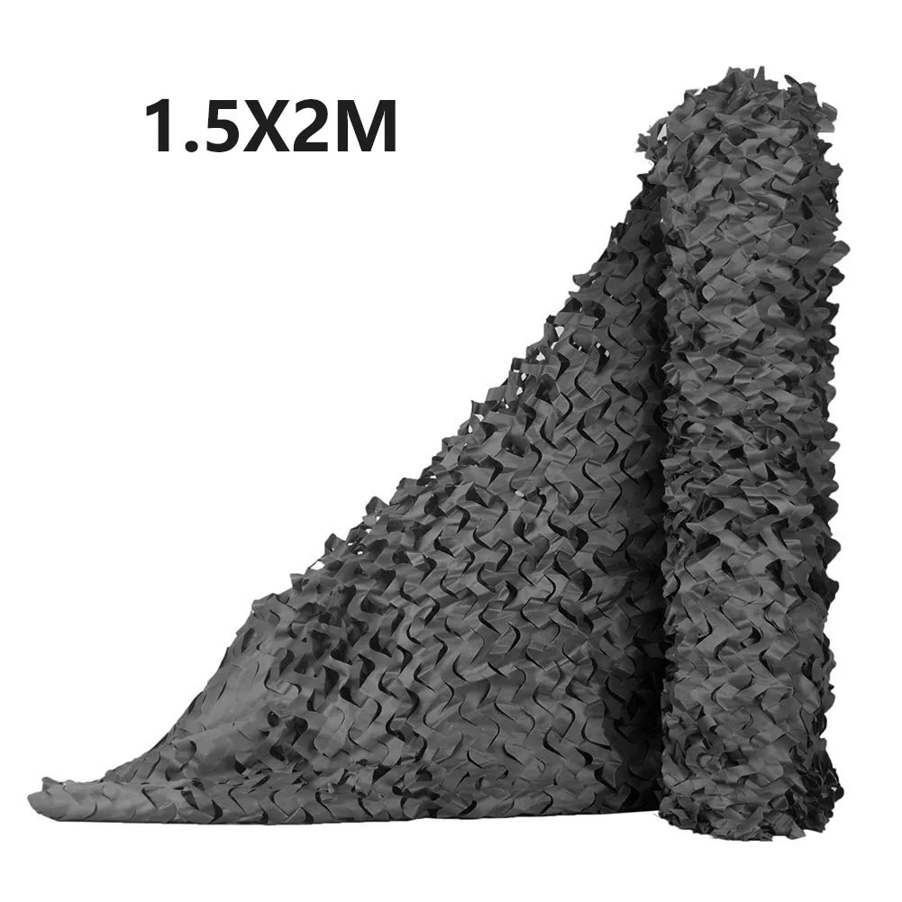 1.5x2m Outdoor Military Camouflage Net for Hunting Woodland Camo Netting Fabric Car Cover Awnings Camping Sun Shelter Tent Shade - VigDeals