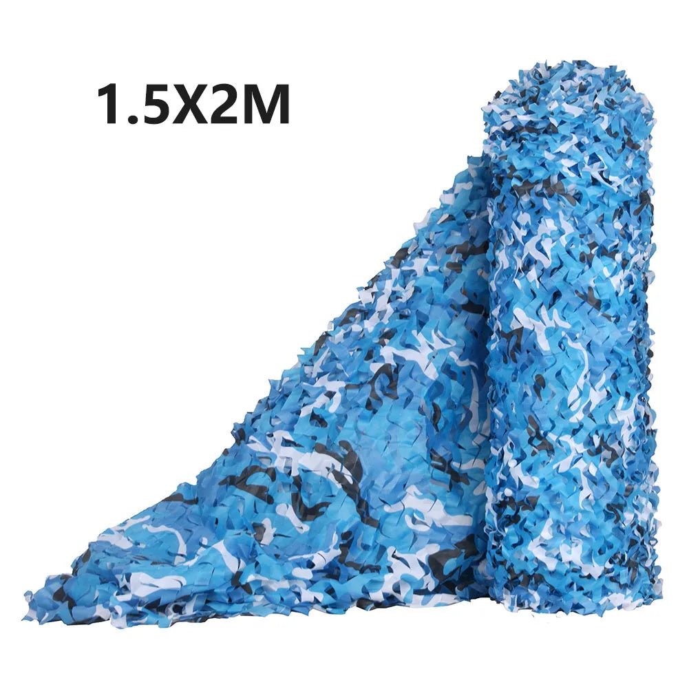 1.5x2m Outdoor Military Camouflage Net for Hunting Woodland Camo Netting Fabric Car Cover Awnings Camping Sun Shelter Tent Shade - VigDeals