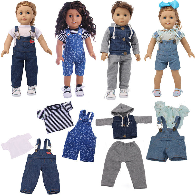 American Doll Clothes New Overalls Americangirl Denim Clothes