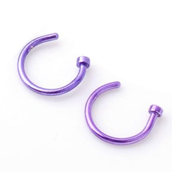 Fashion Creative Titanium Steel C-shaped Nose Ring