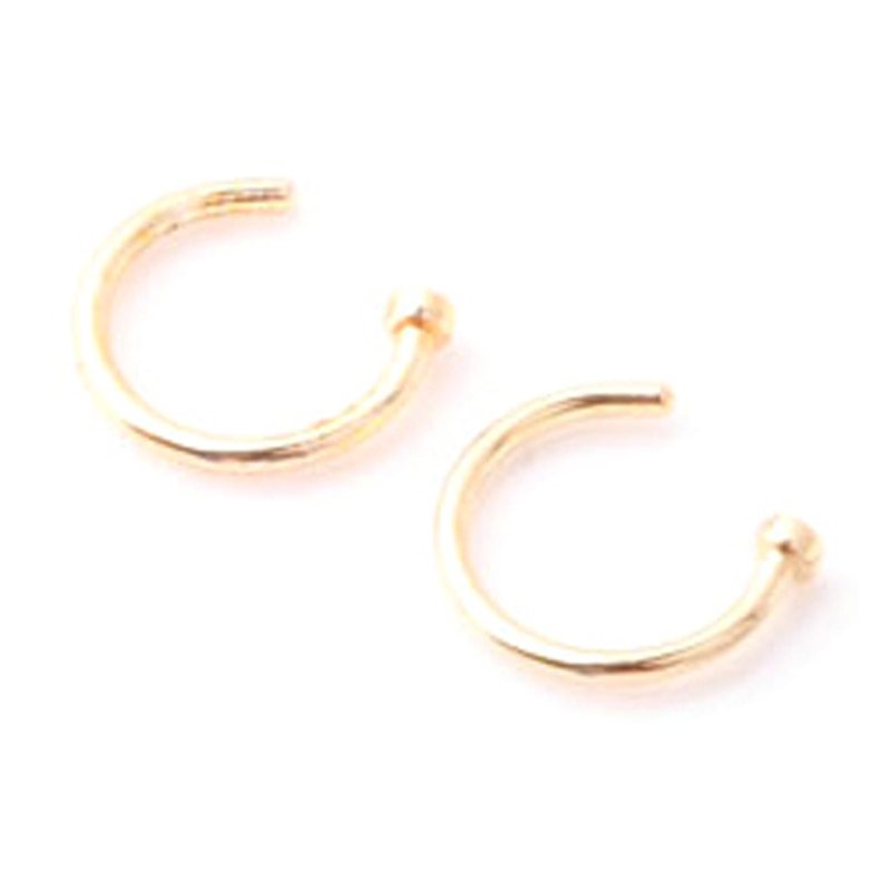 Fashion Creative Titanium Steel C-shaped Nose Ring